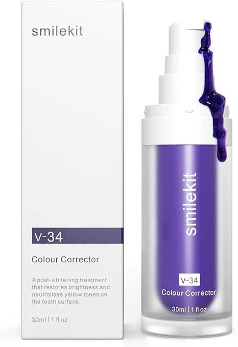 Purple Toothpaste for Teeth whitening